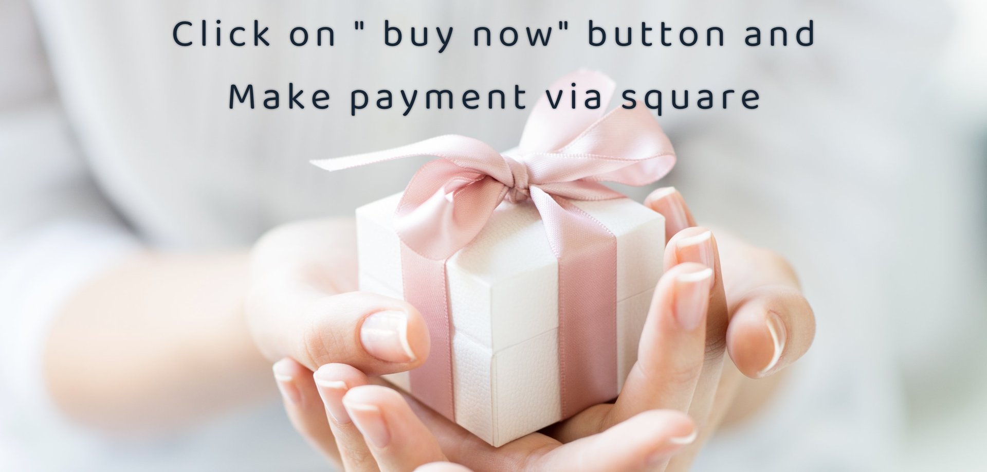 Click on "buy now" button and make payment via Square